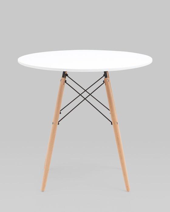 Обеденный стол NEW D80 белого цвета - лучшие Обеденные столы в INMYROOM