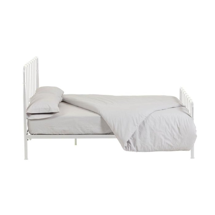 Кровать Naomy белого цвета 160x200 - купить Кровати для спальни по цене 44990.0