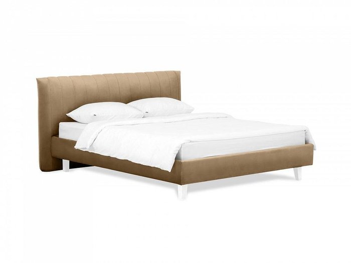 Кровать Queen Anastasia L 160х200 коричневого цвета - купить Кровати для спальни по цене 46580.0