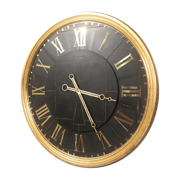 Настенные часы Campanas с черным циферблатом