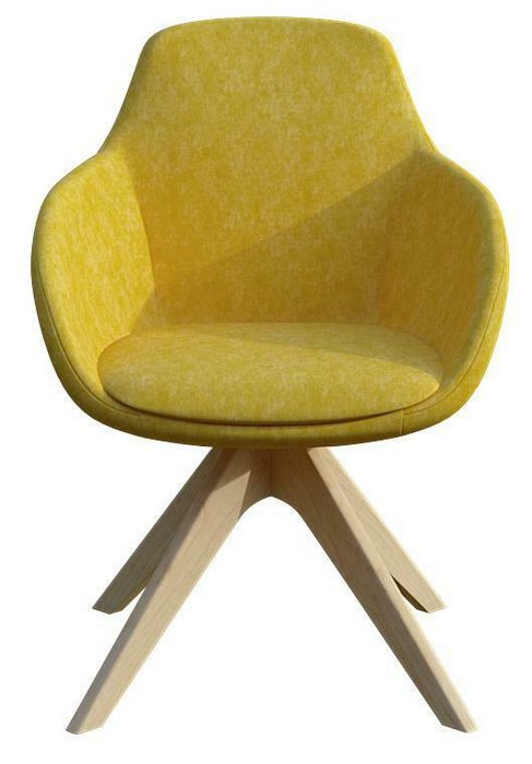 Стул Арель желтого цвета - купить Обеденные стулья по цене 61665.0