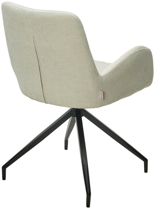 Стул вращающийся Niko кремового цвета - лучшие Обеденные стулья в INMYROOM
