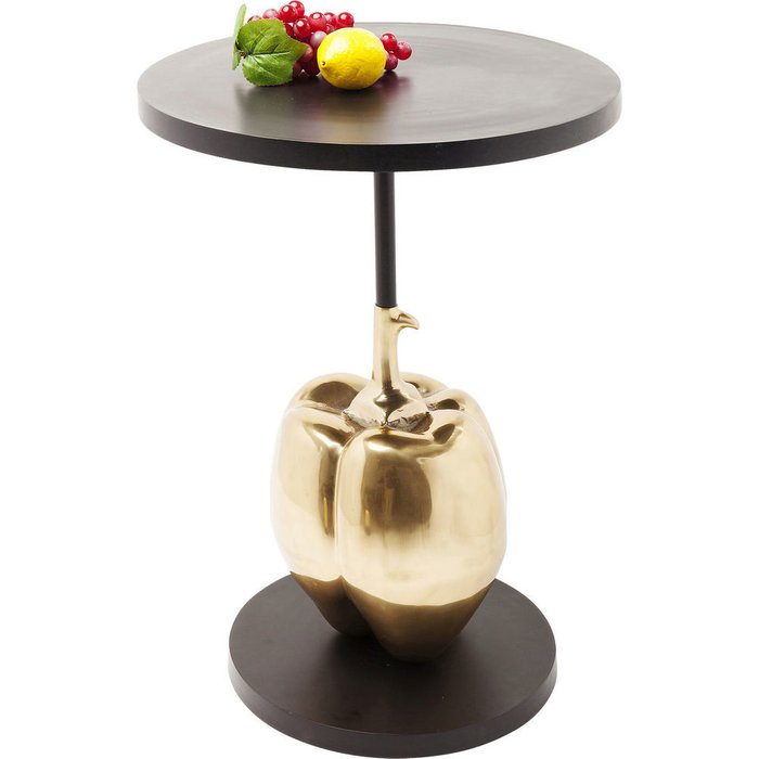 Столик приставной Pumpkin с черной столешницей - купить Кофейные столики по цене 63700.0