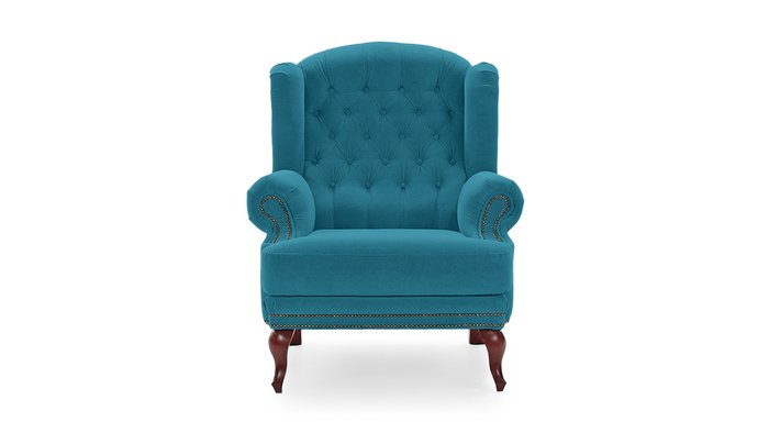 Кресло Стоколма 2 голубого цвета - купить Интерьерные кресла по цене 42300.0