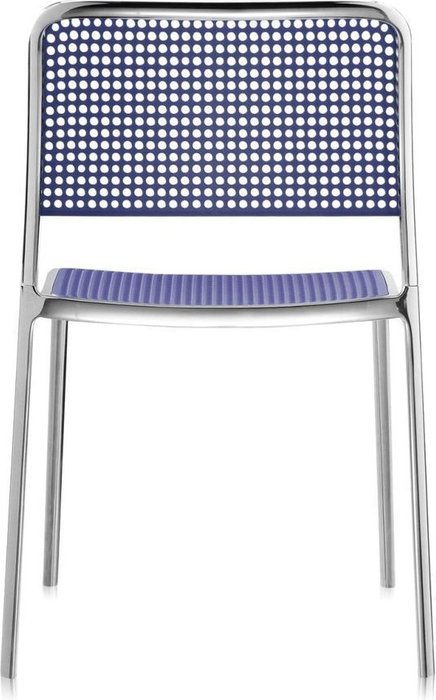 Стул Audrey синего цвета - лучшие Обеденные стулья в INMYROOM