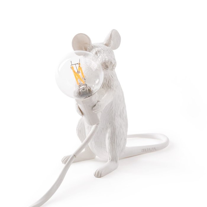 Настольная лампа SelettI Mouse Lamp Sitting