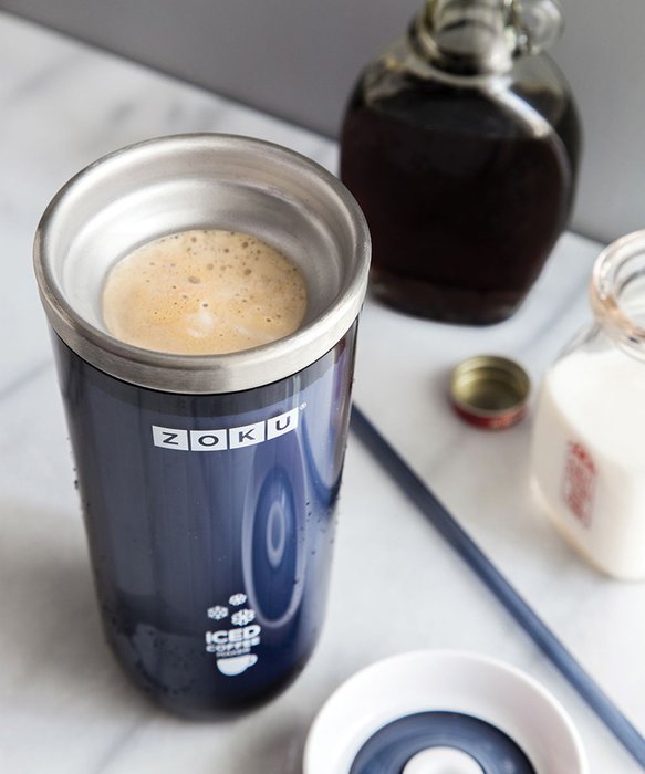 Стакан для охлаждения напитков iced coffee maker серый - лучшие Бокалы и стаканы в INMYROOM