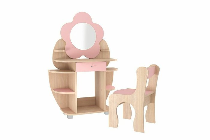 Набор детской мебели Ромашка бежевого цвета