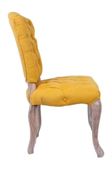 Стул Gamila Yellow с мягкой обивкой - купить Обеденные стулья по цене 24480.0