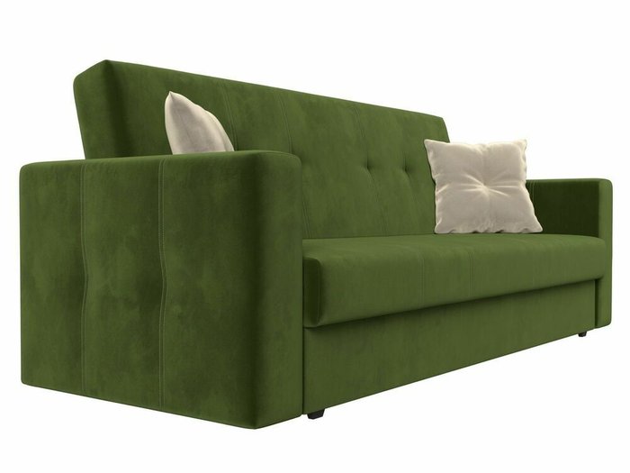 Диван-кровать Лига 016 зеленого цвета  - лучшие Прямые диваны в INMYROOM