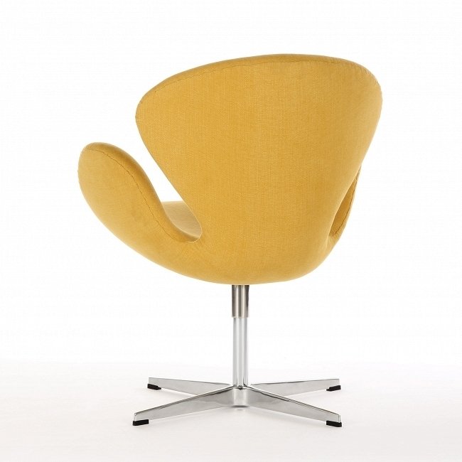 Кресло Swan желтого цвета - купить Интерьерные кресла по цене 47781.0