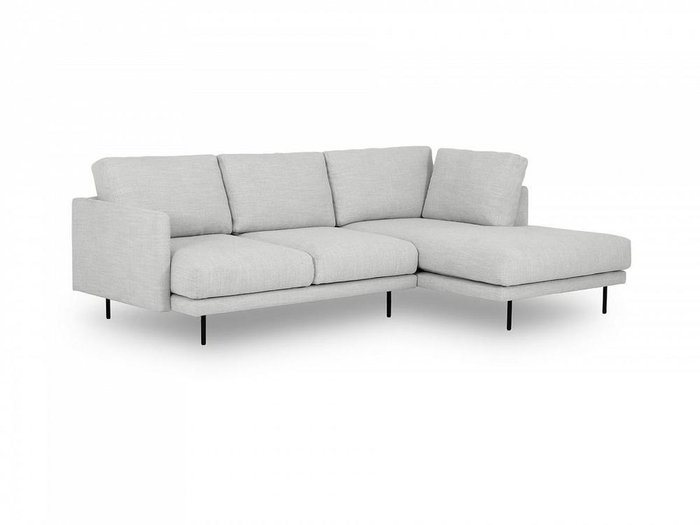 Угловой диван Ricadi светло-серого цвета - купить Угловые диваны по цене 143550.0