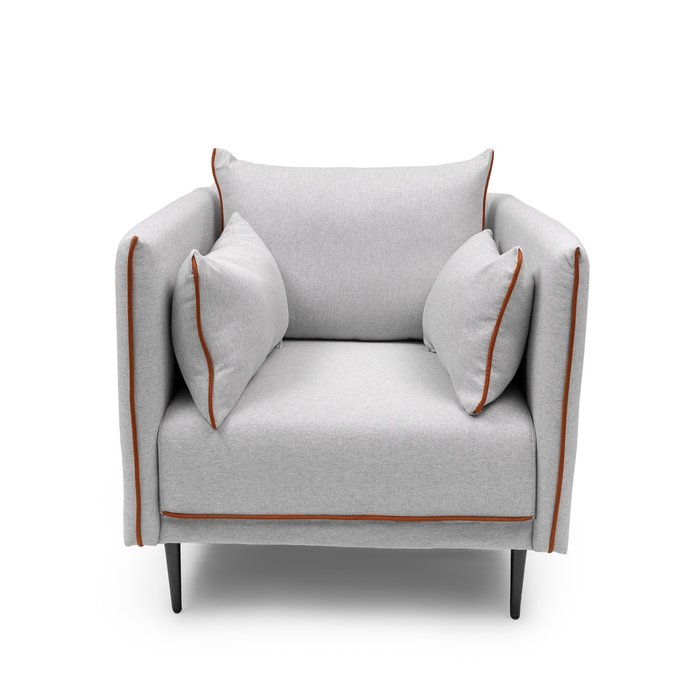Кресло Staten светло-серого цвета  - купить Интерьерные кресла по цене 39000.0