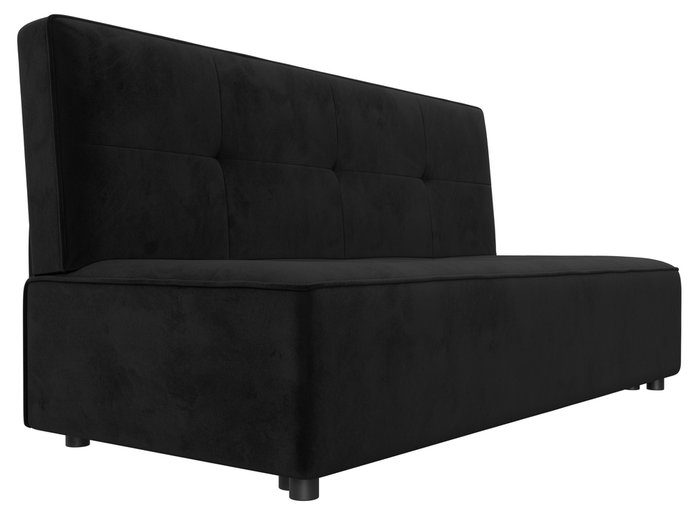 Прямой диван-кровать Зиммер черного цвета - лучшие Прямые диваны в INMYROOM