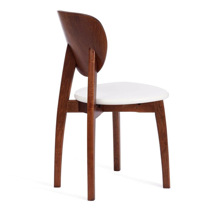 Стул Diamante коричнево-белого цвета - лучшие Обеденные стулья в INMYROOM