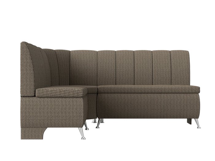Кухонный угловой диван Кантри бежево-коричневого цвета левый угол - купить Угловые диваны по цене 35999.0
