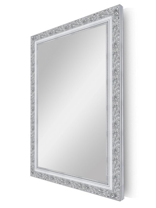 Настенное Зеркало "Серебряной Лоза" в деревянной раме