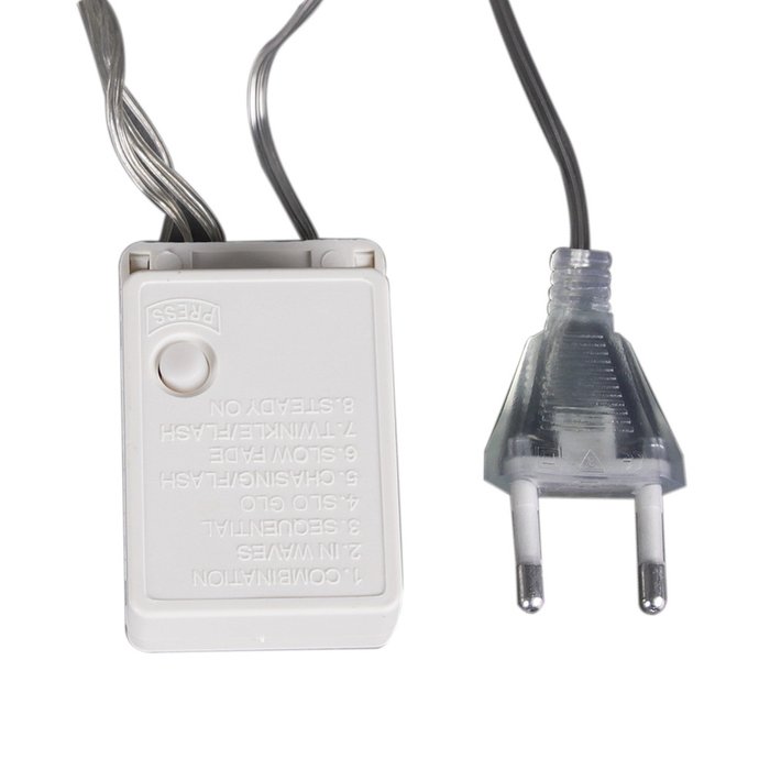 A-001 LED WW гирлянда светодиодная 10м 100LED с контроллером - лучшие Гирлянды в INMYROOM