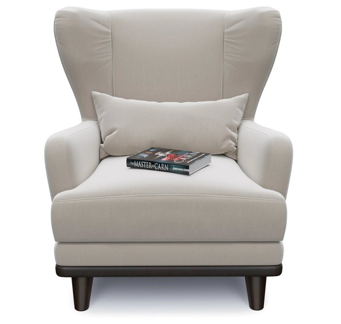 Кресло Роберт Light серо-бежевого цвета - купить Интерьерные кресла по цене 11034.0