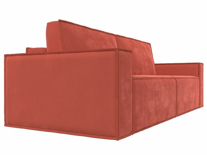 Прямой диван-кровать Куба кораллового цвета - лучшие Прямые диваны в INMYROOM