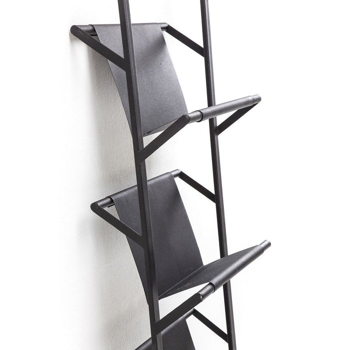 Стеллаж Ladder черного цвета - купить Стеллажи по цене 55330.0