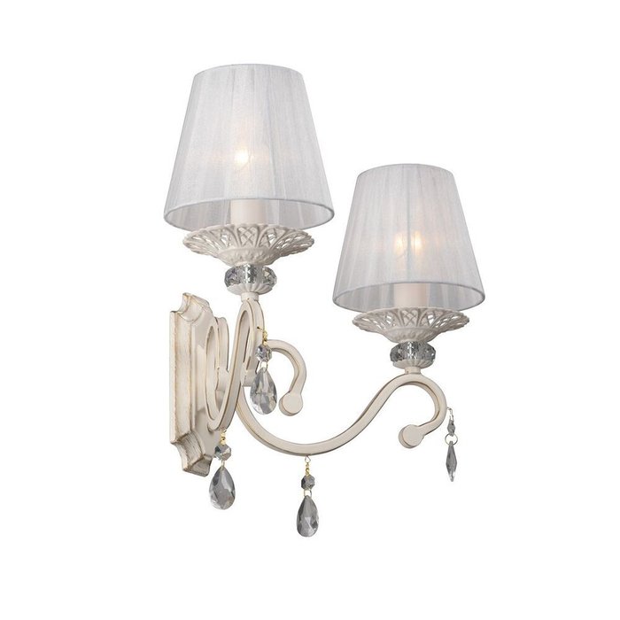 Светильник настенный V1679-0/2A, 2xE14 макс. 40Вт - лучшие Бра и настенные светильники в INMYROOM