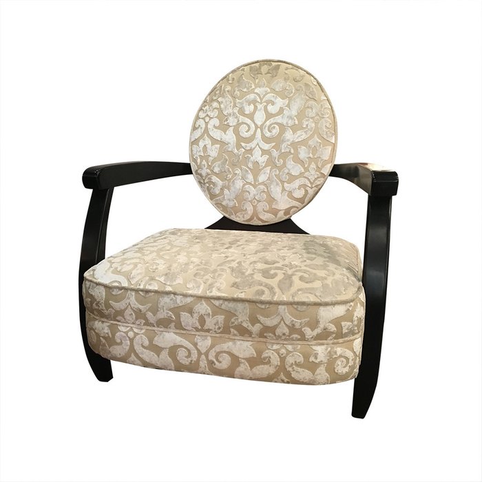 Кресло Casali "Elysee" с каркасом из дерева черного цвета - лучшие Интерьерные кресла в INMYROOM