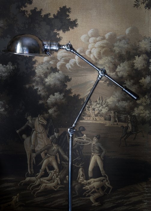 Напольная лампа цвета античное серебро - купить Торшеры по цене 62360.0