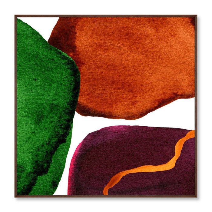 Репродукция картины на холсте Forms and colors, composition No20 - купить Картины по цене 29999.0