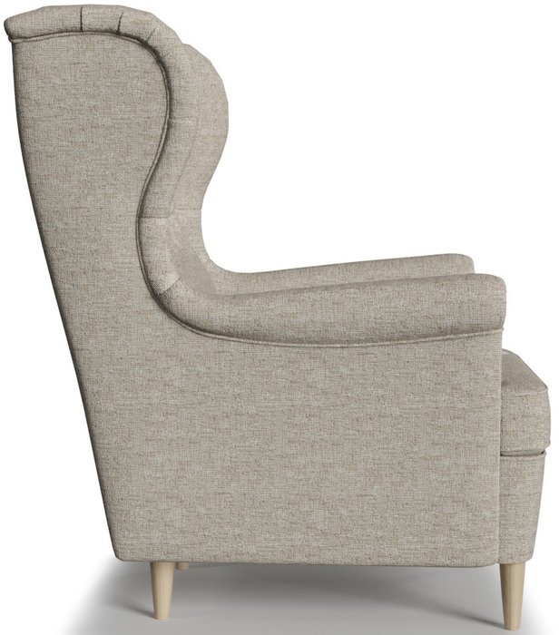 Кресло Торн Beige серо-бежевого цвета - лучшие Интерьерные кресла в INMYROOM Кресло Торн Beige серо-бежевого цвета - лучшие Интерьерные кресла в INMYROOM