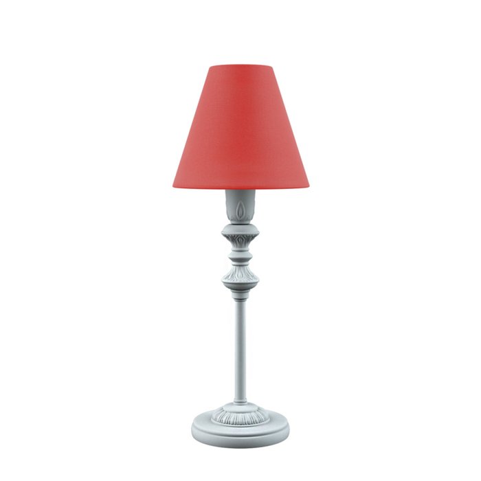 Настольная лампа Classic с красным абажуром