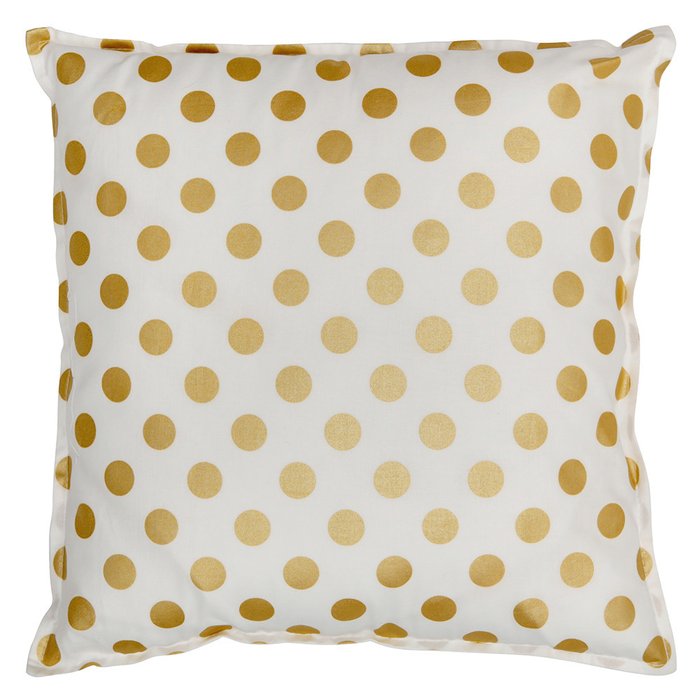 Декоративная подушка Golden Dots из хлопка