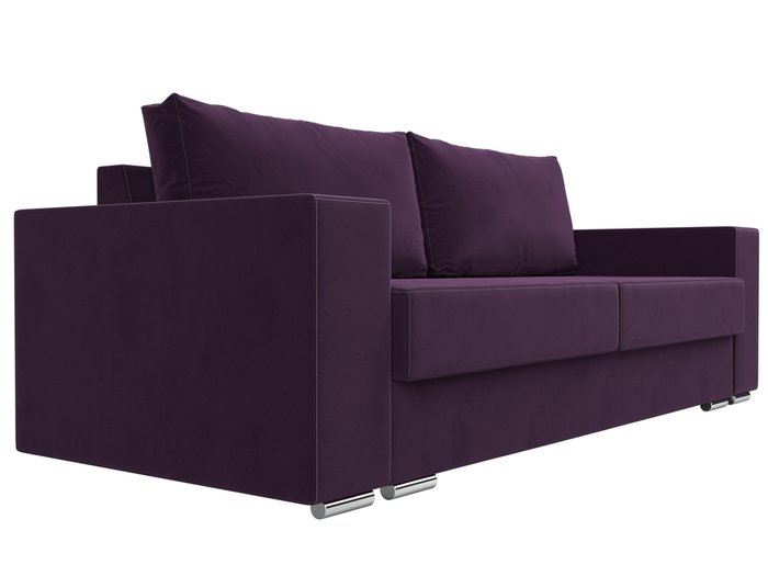 Прямой диван-кровать Исланд фиолетового цвета - купить Прямые диваны по цене 51999.0