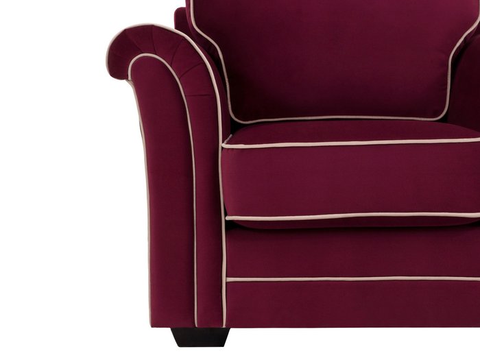 Кресло Sydney бордового цвета - лучшие Интерьерные кресла в INMYROOM