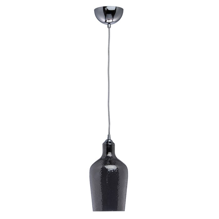 Подвесной светильник Лоск с плафоном дымчатого цвета