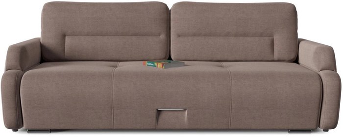 Диван-кровать Лацио коричневого цвета - купить Прямые диваны по цене 42758.0