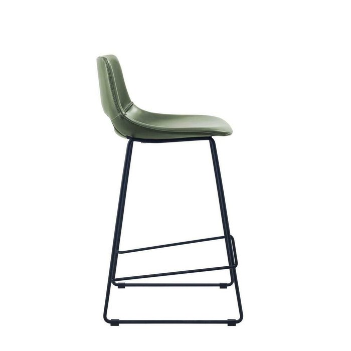 Полубарный стул Ziggy темно-зеленого цвета - лучшие Барные стулья в INMYROOM