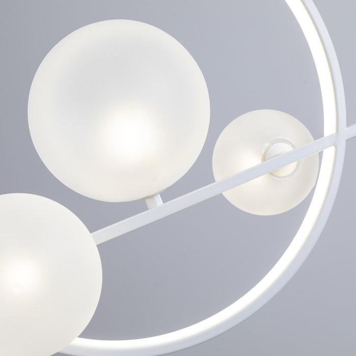 Светильник подвесной Saturn белого цвета - лучшие Подвесные светильники в INMYROOM