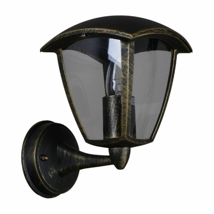 Уличный настенный светильник 08301-9.2-001SJ BKG черного цвета - купить Настенные уличные светильники по цене 2300.0