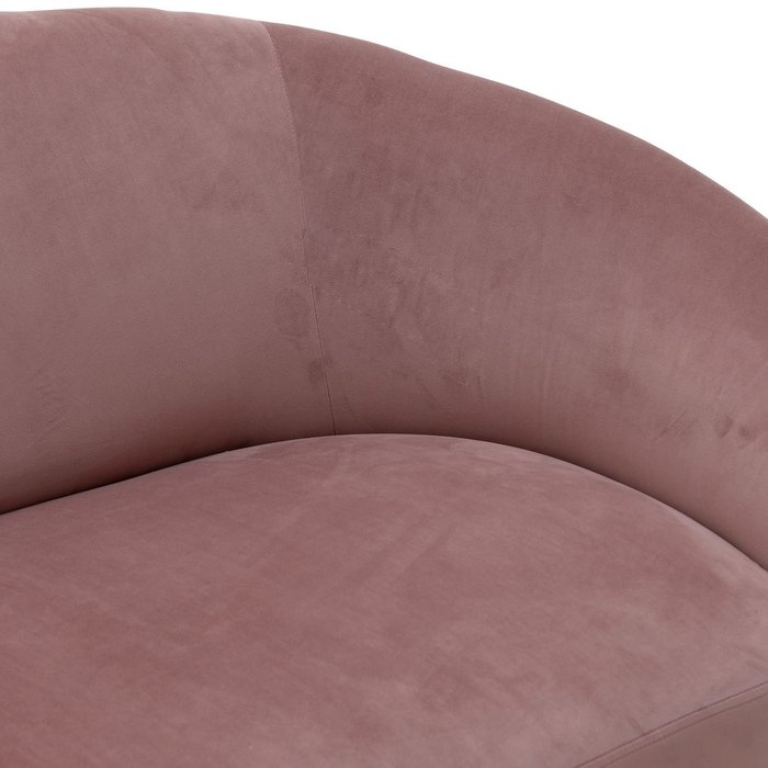 Диван розового цвета на деревянных ножках - лучшие Прямые диваны в INMYROOM
