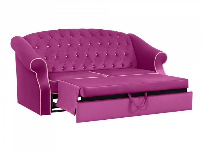 Диван-кровать Boston пурпурного цвета - лучшие Прямые диваны в INMYROOM