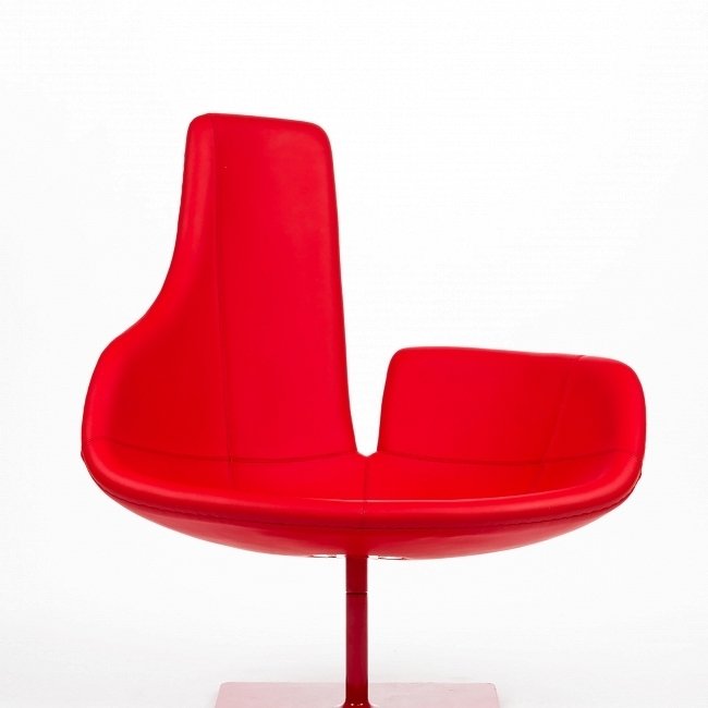 Кресло Fjord красного цвета - лучшие Интерьерные кресла в INMYROOM