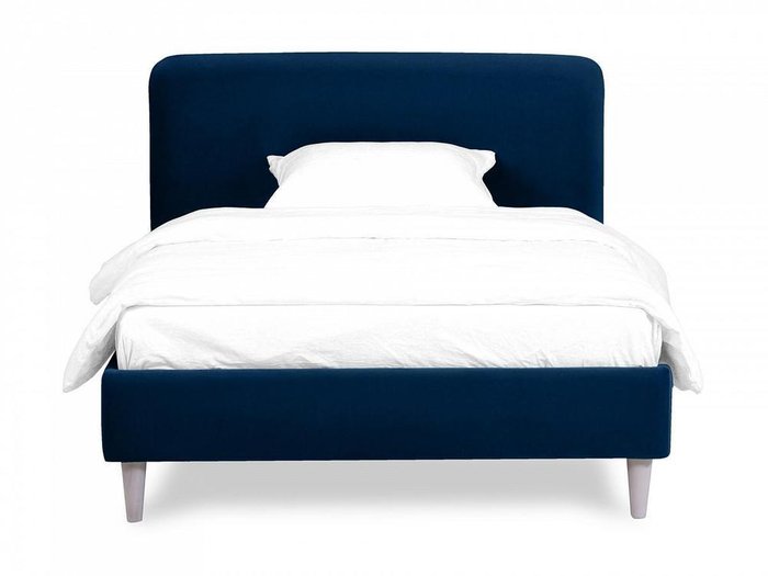 Кровать Prince Philip L 120х200 темно-синего цвета 