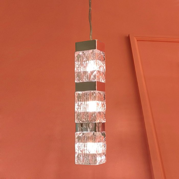 Подвесной светильник Cloyd CORUND-A P3 / выс. 45 см - хром - купить Подвесные светильники по цене 63630 Подвесной светильник Cloyd CORUND-A P3 / выс. 45 см - хром - купить Подвесные светильники по цене 63630