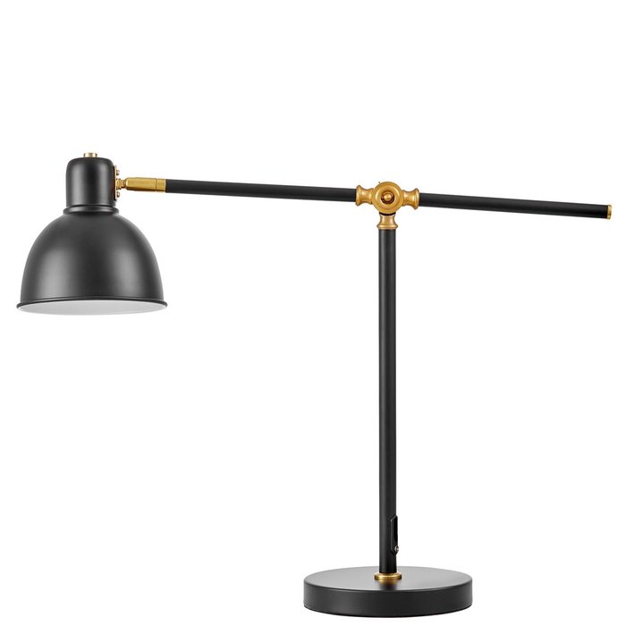 Настольная лампа Lumina Deco LDT 7736-1 BK+MD - лучшие Настольные лампы в INMYROOM