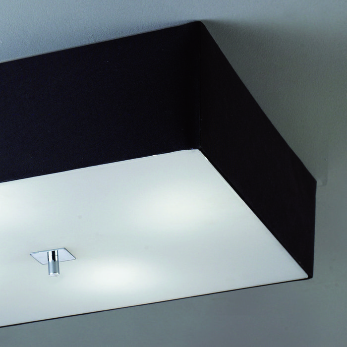 Накладной светильник Akira 0785 (ткань, цвет черный) - лучшие Потолочные светильники в INMYROOM Накладной светильник Akira 0785 (ткань, цвет черный) - лучшие Потолочные светильники в INMYROOM