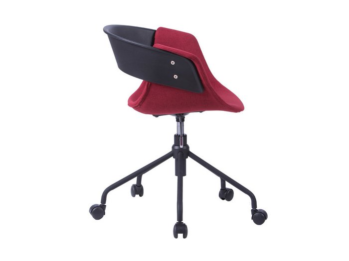 Кресло Swing красно-черного цвета - лучшие Обеденные стулья в INMYROOM