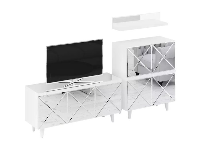 Композиция Kristal 1 с зеркальным фасадом 
