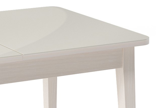 Стол раздвижной обеденный светло-бежевого цвета - купить Обеденные столы по цене 26290.0