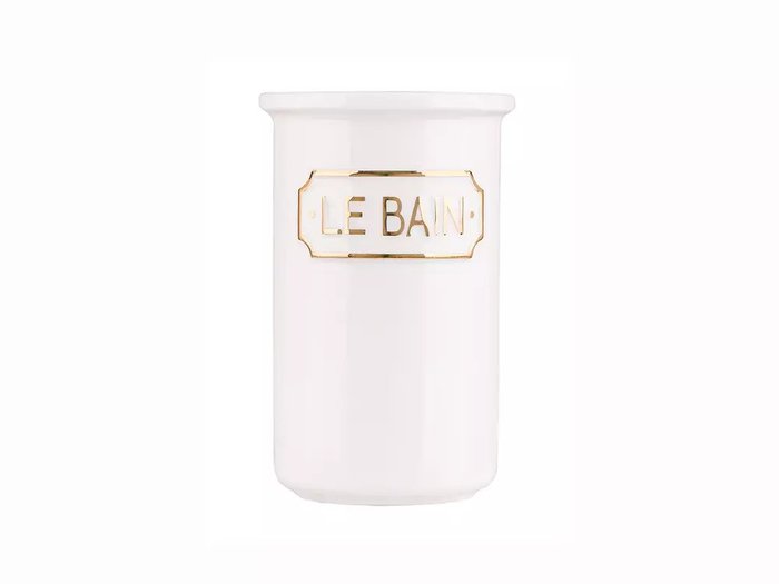 Стакан для зубных щеток Le Bain blanc белого цвета